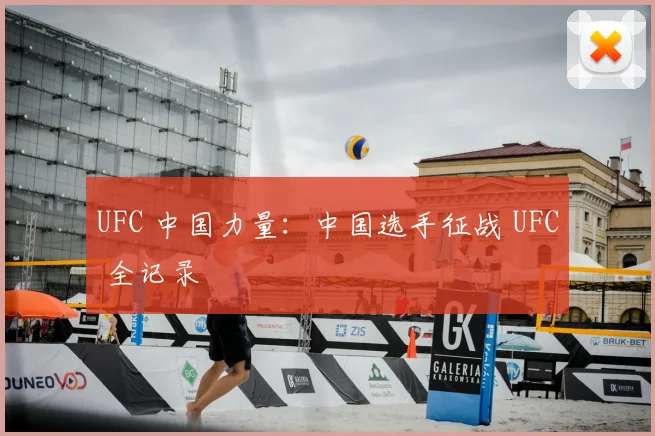 UFC 中国力量：中国选手征战 UFC 全记录
